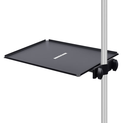 Rannsgeer Heavy Duty Steel Tray - Universal Mount for TV Stands, Carts & Speaker Stands