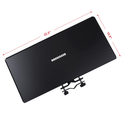 Rannsgeer Heavy Duty Steel Tray - Universal Mount for TV Stands, Carts & Speaker Stands