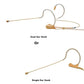 U-Voice UVS70DTF-35LS Tan Color Mini Headset Microphone with Frame for Sennheiser