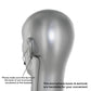 AVJEFES AVL630CC-SH4 Mini Headset Microphone for Shure (Cocoa Color)