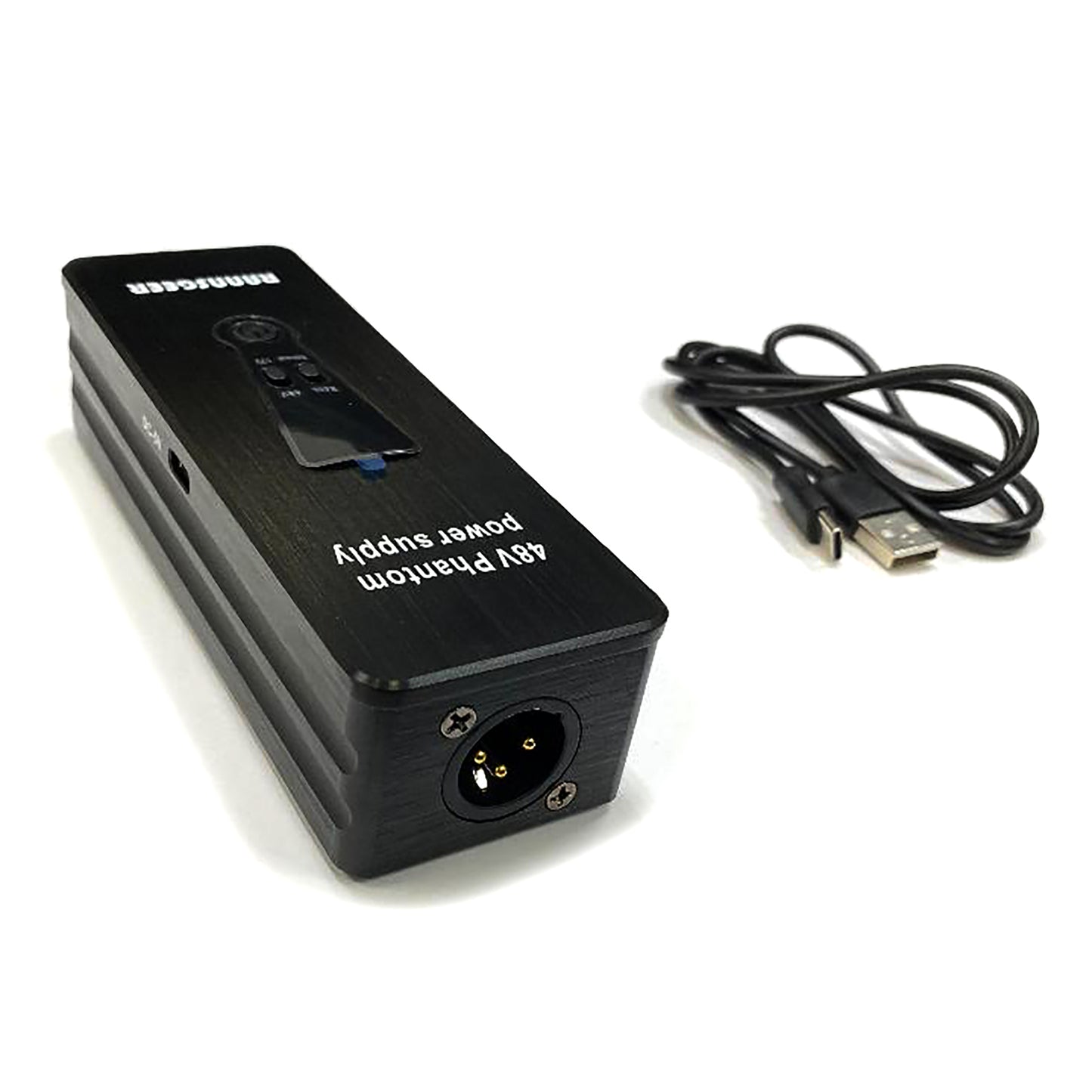 Rannsgeer Professional Instrument Microphone for Guitar with Rechargeable External 48V Phantom Power Supply for Recording and Performance