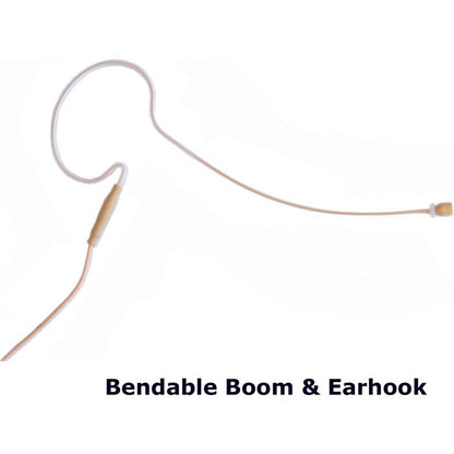 Rannsgeer AVL630R-PK Omnidirectional Headset Microphone for Shure Wireless - Pink (TA4F/Mini 4-Pin)