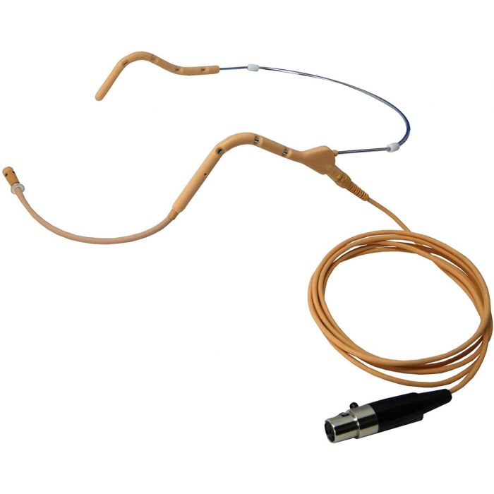 U-Voice UVG20 Tan Color Headset Microphone with Straight Detachable Cable for Shure (Straight Cable)