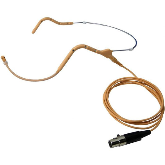 U-Voice UVG20 Tan Color Headset Microphone with Straight Detachable Cable for Shure (Straight Cable)