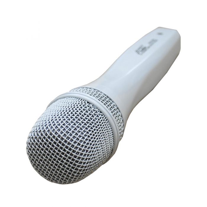 Audio2000 APM1069D Dynamic White Microphone with Holder (2 Pack)