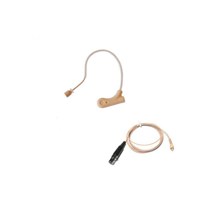 AV-JEFES AVL670SDT-SH4 Tan Color Short Boom Mini Headset Microphone for Shure