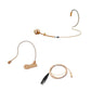 AV-JEFES AVL670SDT-SH4 Tan Color Short Boom Mini Headset Microphone with Frame for Shure