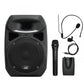 Audio2000s AWP6408HL 50W 8"  2 Channel Wireless Microphone Portable PA System