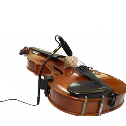 AV-JEFES PMM19B-TA3-VL Violin Clip-On Musical Instrument Microphone for AKG Wireless Microphone and Phantom Power Input