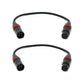 Rannsgeer R7201P2 XLR Male to XLR Female 2 Pack 1 Feet Microphone Cable