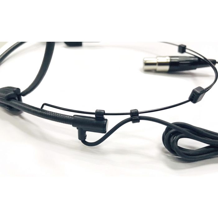 U-Voice UV340A-SH4 Ultra Lite Adjustable Frame and Boom Black Color Headset Microphone for Shure