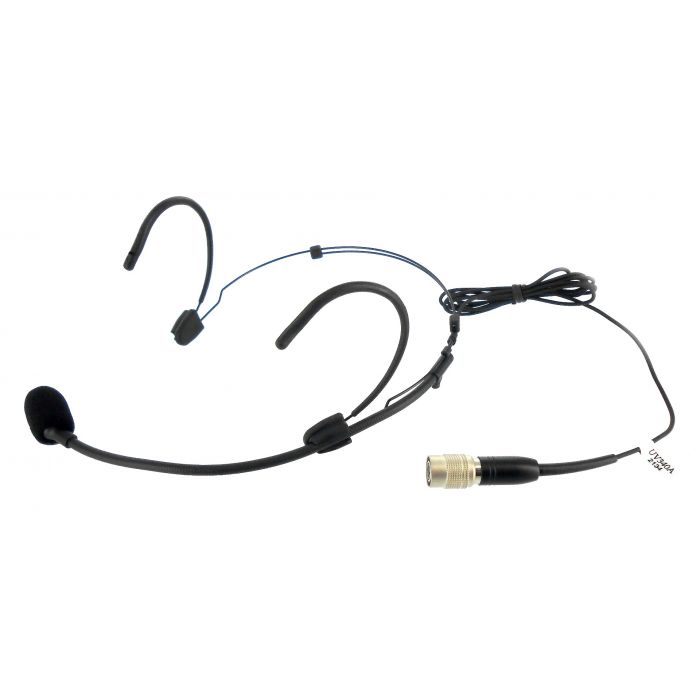 U-Voice UV340A-H4P Ultra Lite Adjustable Frame and Boom Black Color Headset Microphone for Audio Technica